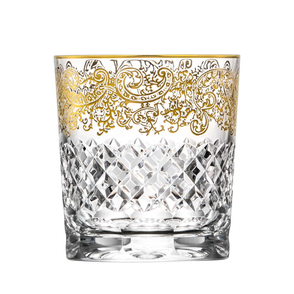Whiskyglas Kristall Arabeske clear (9,3 cm)