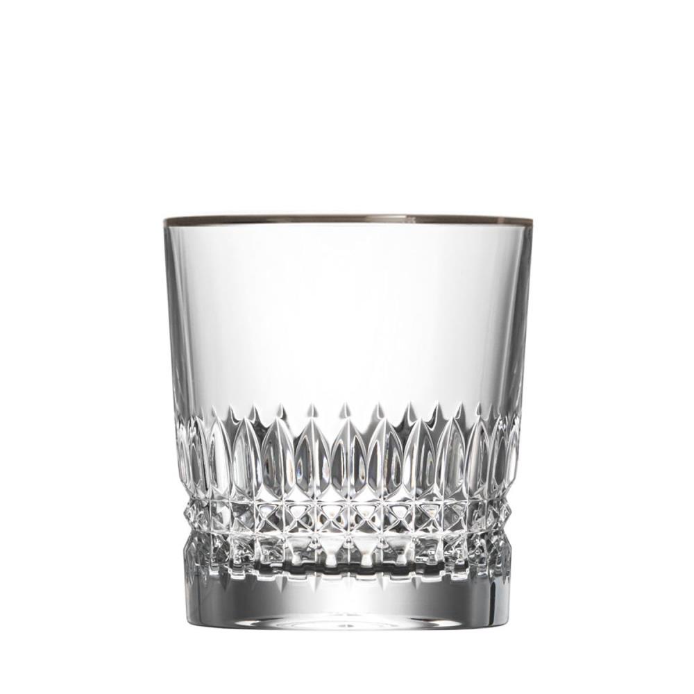 Whiskyglas Kristall Empire Platin clear (9,3 cm)