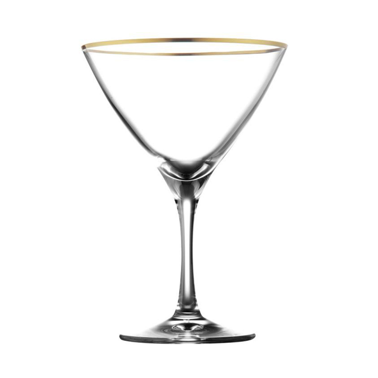 Cocktailglas Kristall Pure Gold clear (17,4 cm)
