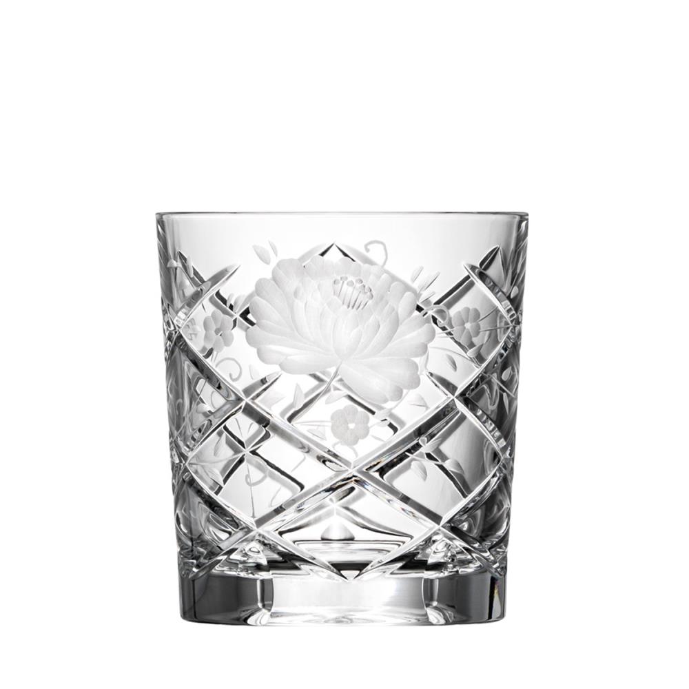 Whiskyglas Kristall Sunrose clear (9,3 cm)