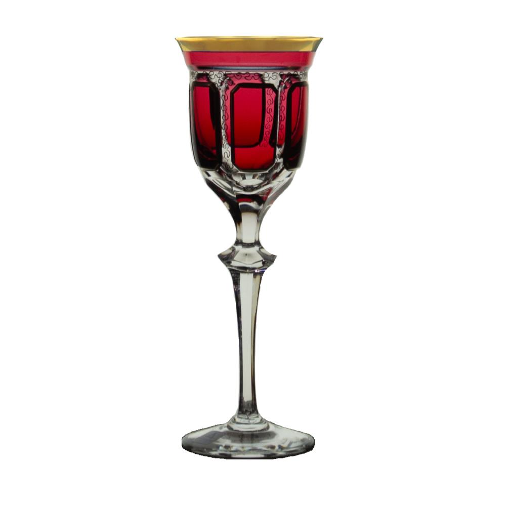 Weinglas Kristall Antike rubin (23,5 cm) 2.Wahl