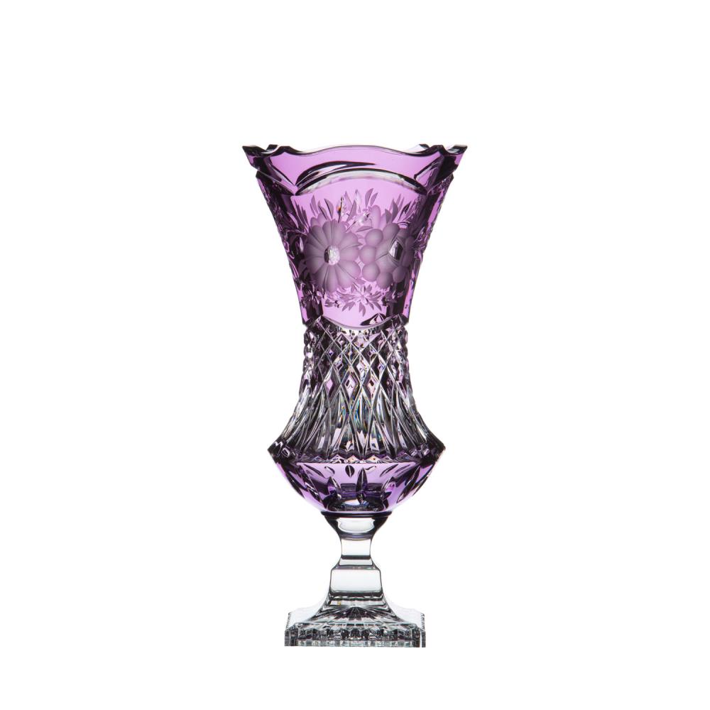Vase Kristall Natalie lavender (34 cm)