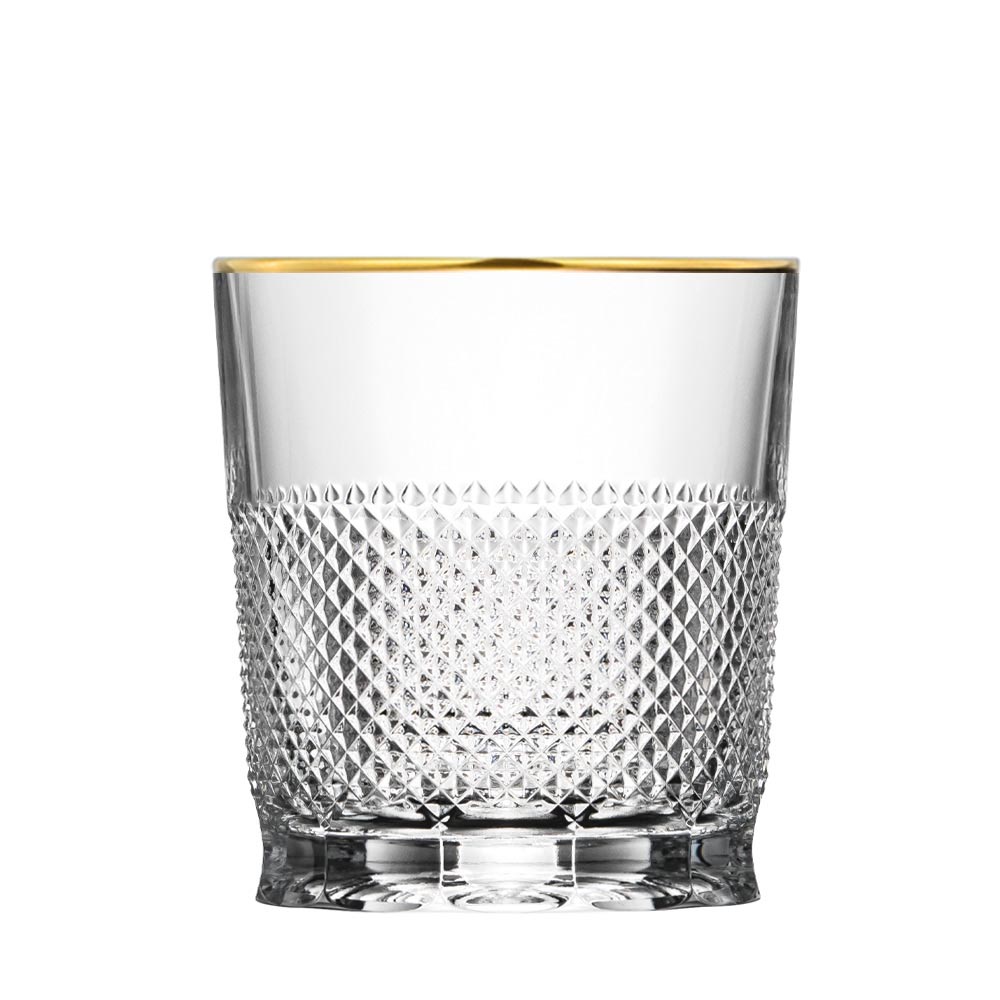 Whiskyglas Kristall Oxford Gold clear (9,3 cm)