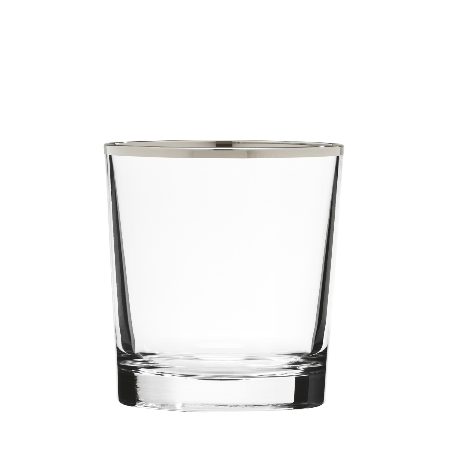 Whiskyglas Kristall Pure Platin clear (9,3 cm)