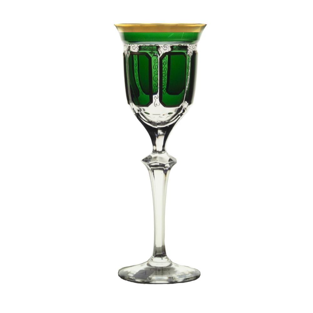 Weinglas Kristall Antike smaragd (23,5 cm)