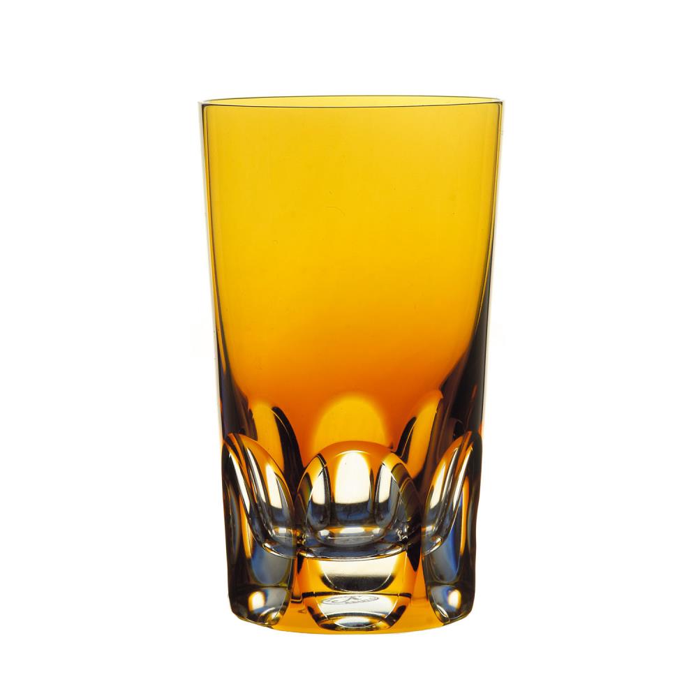 Longdrinkglas Kristall Palais amber (14 cm)