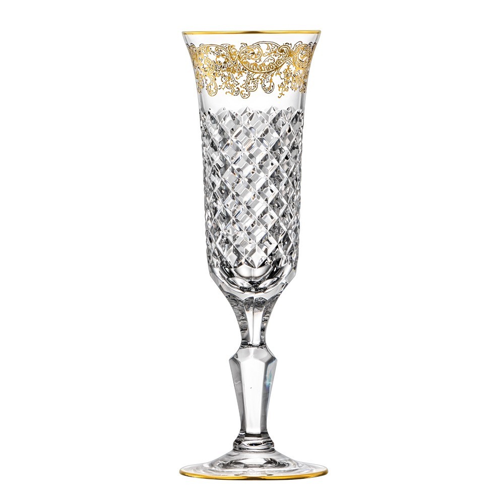 Sektglas Kristall Arabeske clear (22 cm)