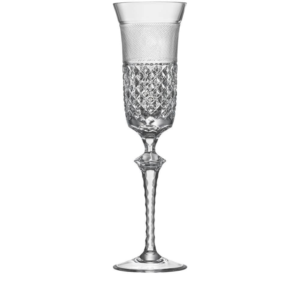 Sektglas Kristall Rococo pure clear (26,2 cm)