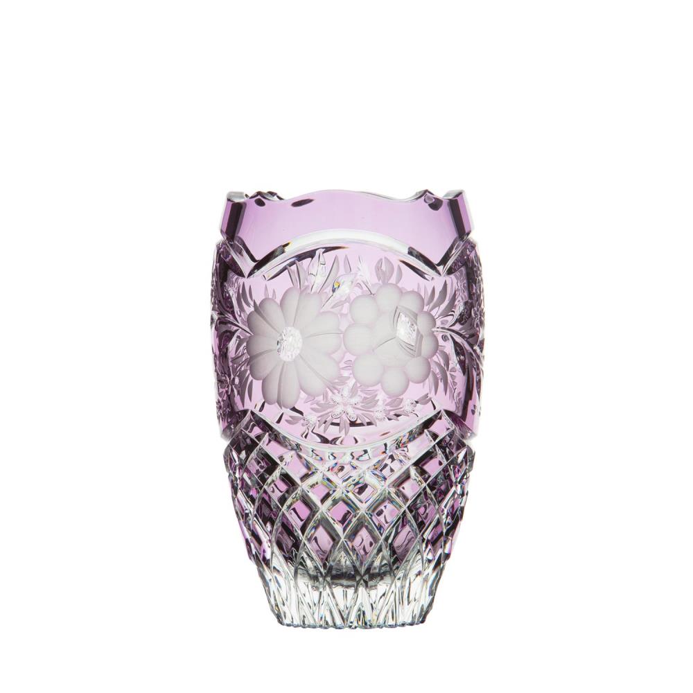 Vase Kristall Natalie lavender (20 cm)