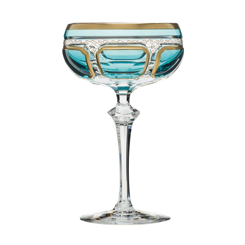 Cocktailglas Kristall Antike azur (17,5 cm)
