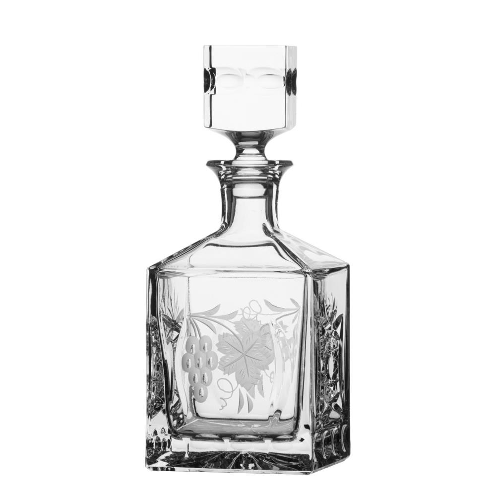 Whiskykaraffe Kristall Traube clear (25 cm)