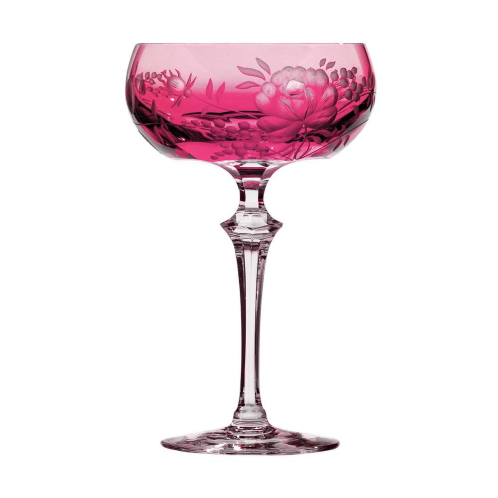 Cocktailglas Kristall Primerose rubin (17,5 cm)