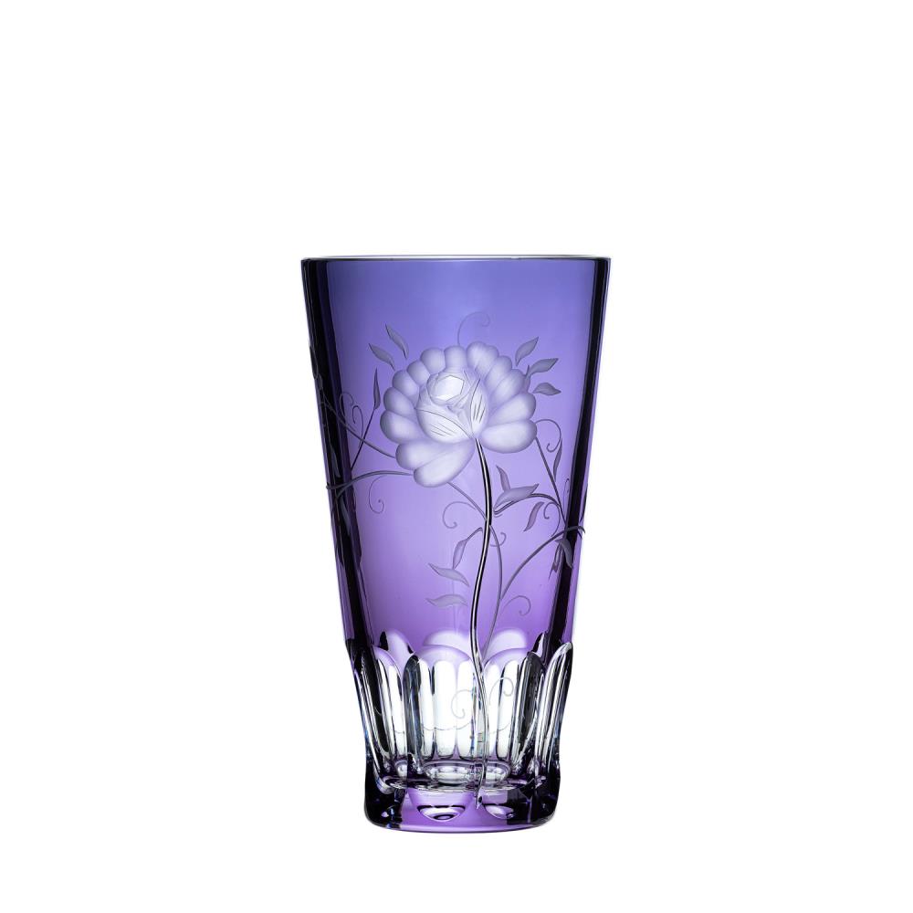 Vase Kristall Rose lavender (18 cm)