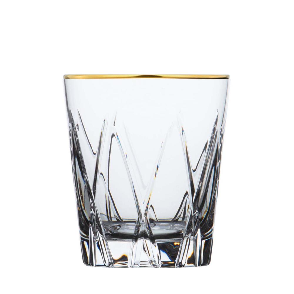 Whiskyglas Kristall London Gold clear (10 cm)