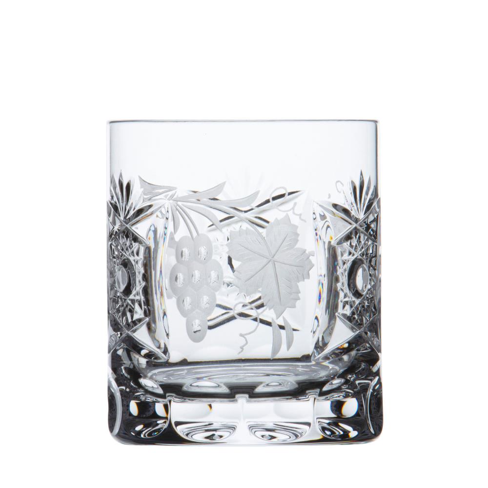 Whiskyglas Kristall Traube clear (9 cm)